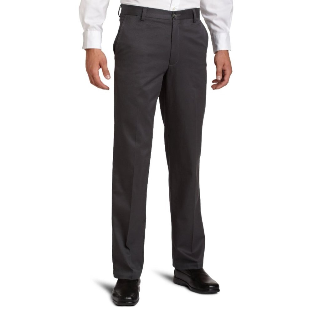 Dockers Men's D2 Straight Fit Dress Pants Khaki Business Work Pants 34x32‎ Gray